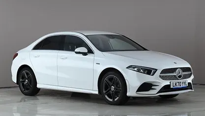 Used Mercedes A250 AMG line 218 HP (160 kW) 2020 White Sedan