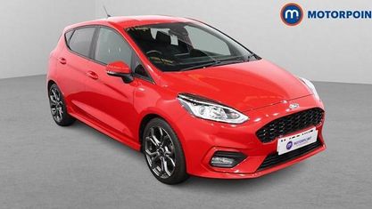 Begagnad Ford Fiesta ST-Line 101 HK (74 kW) 2019 Röd Halvkombi