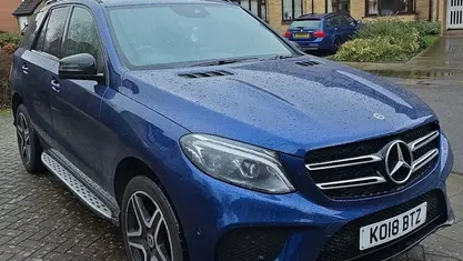 Used Mercedes GLE350 AMG 258 HP (189 kW) 2018 Blue Estate