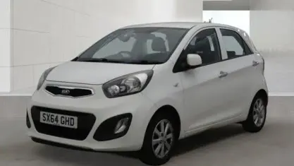 Used Kia Picanto 69 HP (50 kW) 2014 White Hatchback