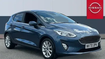 Used Ford Fiesta Titanium 125 HP (91 kW) 2020 Blue Hatchback