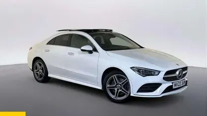 Used Mercedes CLA250e AMG Line Premium Plus 218 HP (160 kW) 2022 White Sedan
