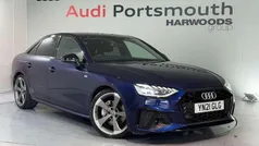 Blue Used 2021 Audi A4 Black Edition Sedan | £21,990 (Fair price)