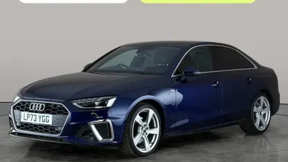 Used Audi A4 S-Line 150 HP (110 kW) 2024 Blue Sedan