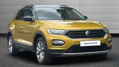 Yellow Used 2020 VW T-Roc Design SUV | £20,495 (Fair price)