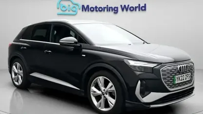 Used Audi Q4 e-tron S-Line 150 kW (204 HP) 2022 Black SUV