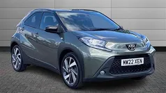 Cardamom green with black Used 2022 Toyota Aygo Hatchback | £12,790 (Fair price)