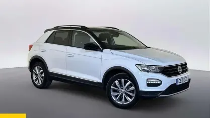 Used VW T-Roc Design 116 HP (85 kW) 2019 White SUV