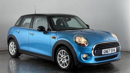 Usado Mini Cooper Hatch 136 CV (100 kW) 2017 Azul Utilitario