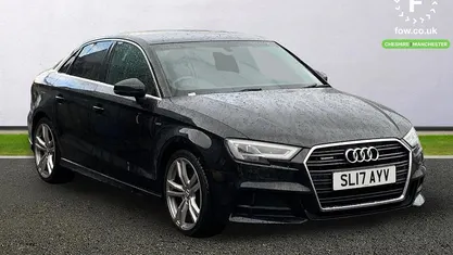 Used Audi A3 S-Line 190 HP (139 kW) 2017 Black Sedan