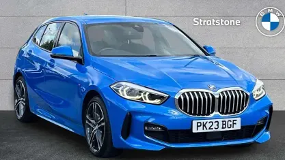 Used BMW 118 M Sport 136 HP (100 kW) 2023 Blue Hatchback