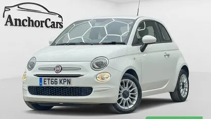 Used Fiat 500 Pop Star 69 HP (50 kW) 2017 White Hatchback