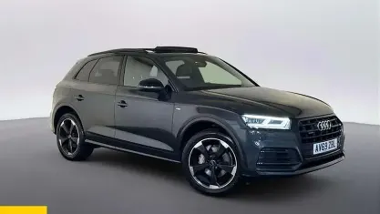 Used Audi Q5 Black Edition 245 HP (180 kW) 2019 Grey SUV