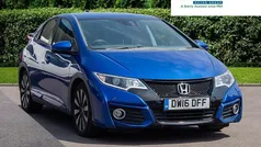 Blue Used 2016 Honda Civic SE Plus Hatchback | £9,299 (Good price)