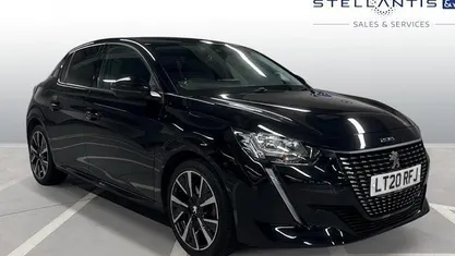 Used Peugeot 208 Allure 102 HP (75 kW) 2020 Black Hatchback