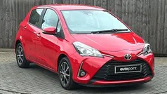 Red Used 2019 Toyota Yaris Hatchback | £13,599 (Fair price)