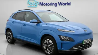 Used Hyundai Kona Premium 100 kW (136 HP) 2021 Blue SUV
