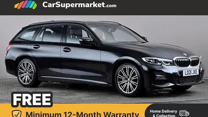 Used BMW 330e M Sport 292 HP (214 kW) 2021 Black Estate