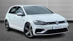 Pure white Used 2019 VW Golf VII R Hatchback | £23,250 (Fair price)