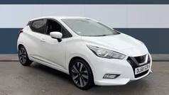White Used 2019 Nissan Micra Tekna Hatchback | £9,211 (Fair price)