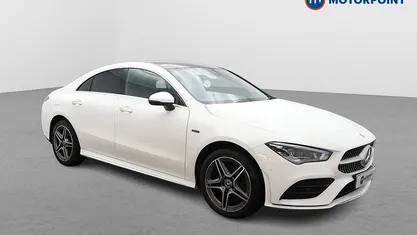 Used Mercedes CLA250e AMG Line Premium Plus 218 HP (160 kW) 2021 White Sedan