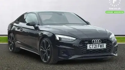 Used Audi A5 Comfort 204 HP (150 kW) 2021 Black Coupe