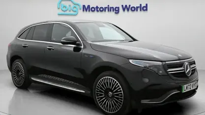 Used Mercedes EQC400 AMG line 300 kW (408 HP) 2022 Black SUV