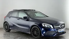 Blue Used 2017 Mercedes A200 AMG line Hatchback | £13,950 (Fair price)