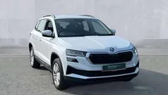 Moon white metallic Used 2024 Skoda Karoq SE Drive SUV | £23,480 (Fair price)