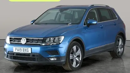 Begagnad VW Tiguan Match 150 HK (110 kW) 2019 Blå SUV