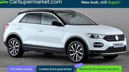 Used VW T-Roc Design 116 HP (85 kW) 2019 White SUV
