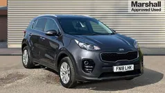 Silver Used 2018 Kia Sportage 2 SUV | £10,683 (Fair price)