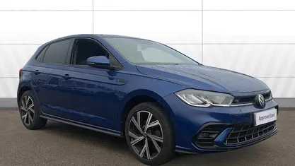 Used VW Polo R-line 110 HP (80 kW) 2023 Blue Hatchback