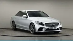 Silver Used 2019 Mercedes C220 AMG Line Premium Sedan | £17,700 (Fair price)