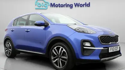 Used Kia Sportage 177 HP (130 kW) 2021 Blue SUV
