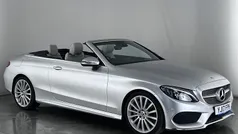 Silver Used 2017 Mercedes C250 AMG line Cabriolet | £14,250 (Fair price)
