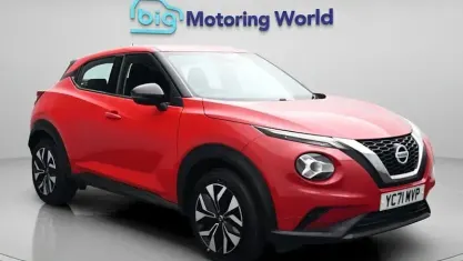 Used Nissan Juke Acenta 114 HP (83 kW) 2021 Red SUV
