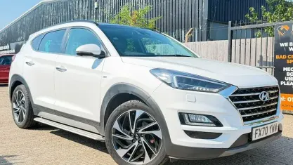 Used Hyundai Tucson Premium SE 136 HP (100 kW) 2020 White SUV