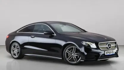 Used Mercedes E220 AMG line 194 HP (142 kW) 2018 Black Coupe