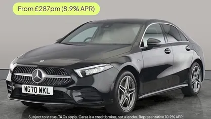 Black Used 2020 Mercedes A250 AMG line Sedan | £18,403 (Fair price)