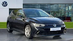 Deep black pearl Used 2022 VW Golf VIII R-line Hatchback | £19,035 (Fair price)