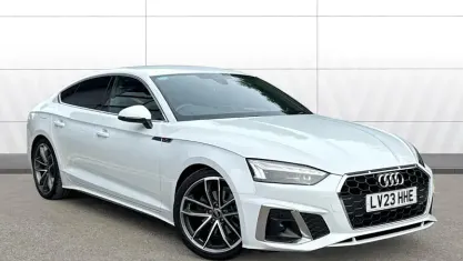 Used Audi A5 Sportback S-Line 163 HP (119 kW) 2023 White Hatchback