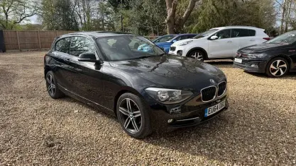 Used BMW 118 Sport Line 143 HP (105 kW) 2014 Black Hatchback
