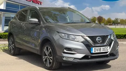Used Nissan Qashqai N-Connecta 116 HP (85 kW) 2018 Grey SUV