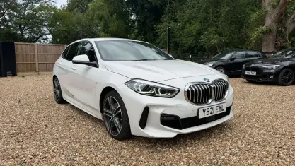 Used BMW 116 M Sport 116 HP (85 kW) 2021 White Hatchback