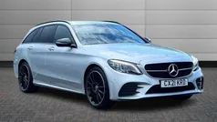 Silver Used 2021 Mercedes C200 AMG line Estate | £24,995 (Fair price)