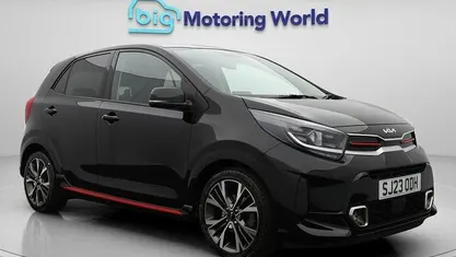 Used Kia Picanto GT-Line 67 HP (49 kW) 2023 Black Hatchback