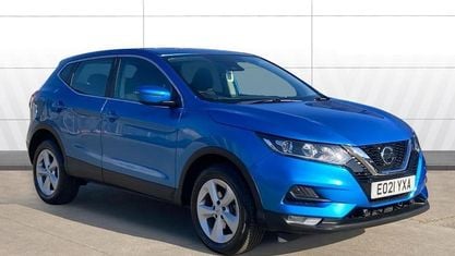 Begagnad Nissan Qashqai Acenta Premium 160 HK (117 kW) 2021 Blå SUV