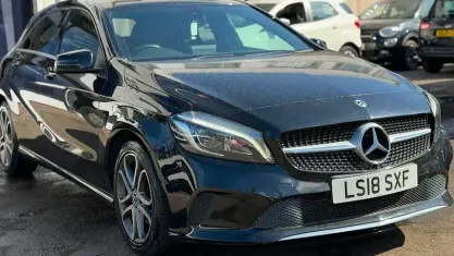 Used Mercedes A180 Sport Edition 122 HP (89 kW) 2018 Black Hatchback
