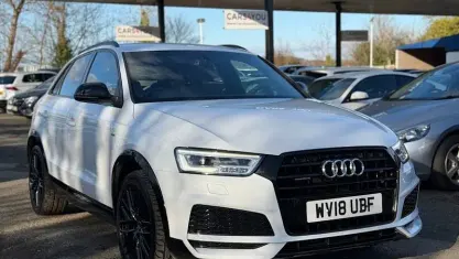 Used Audi Q3 Black Edition 150 HP (110 kW) 2018 White SUV